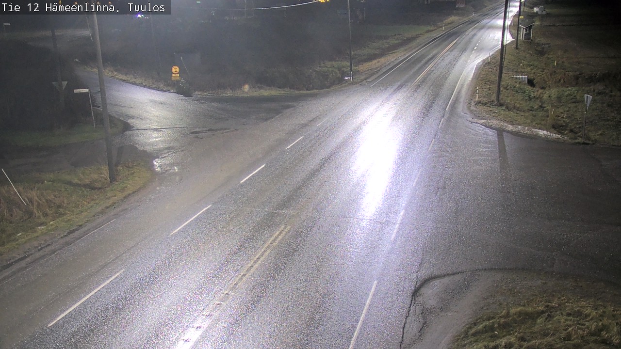Weather Camera Image Väg 12 Hämeenlinna, Tuulos, Hämeenlinna, Kanta-Häme