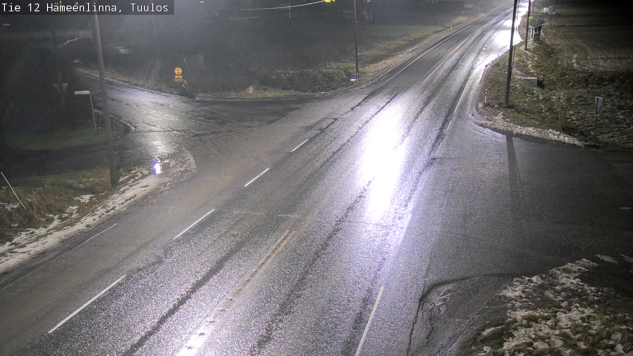 Weather Camera Image Väg 12 Hämeenlinna, Tuulos, Hämeenlinna, Kanta-Häme