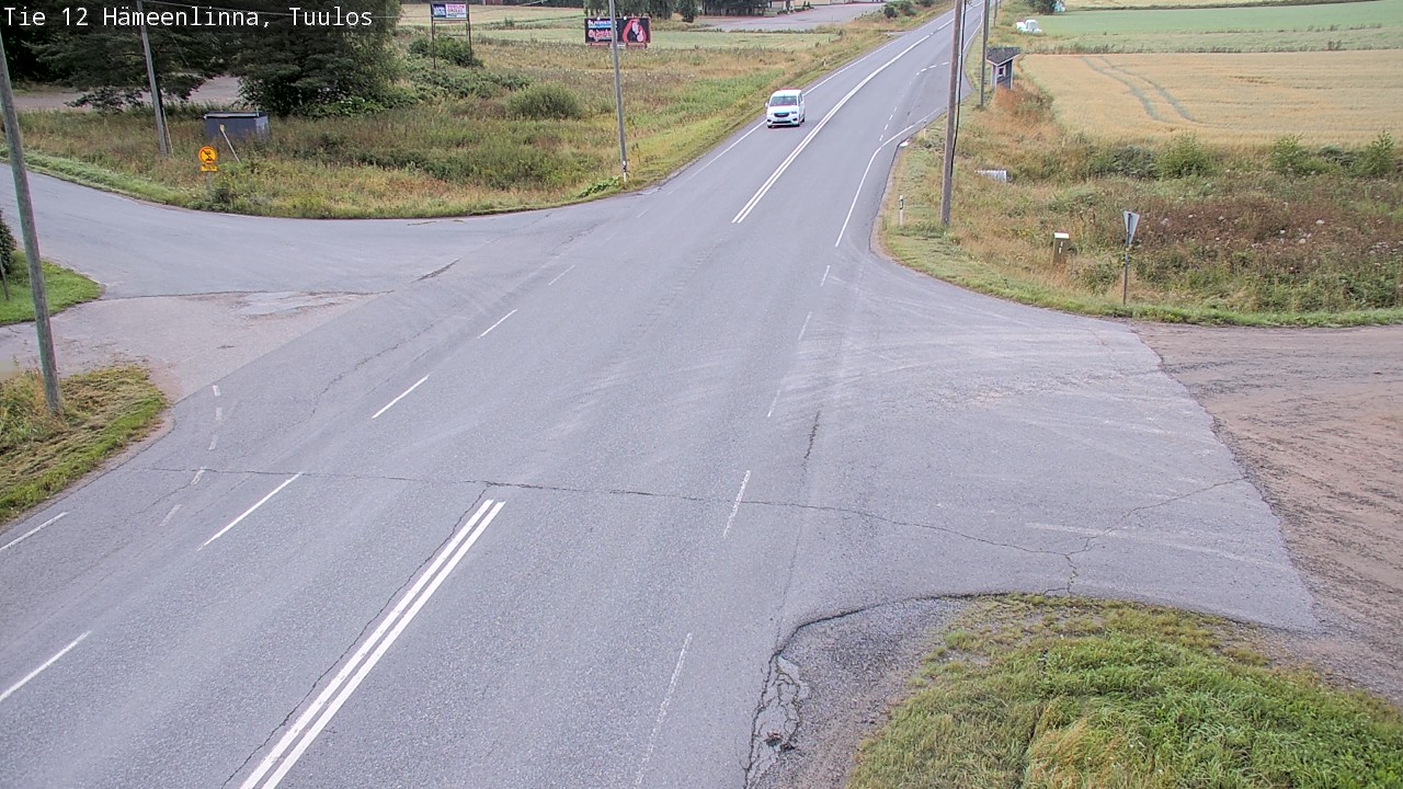 Weather Camera Image Road 12 Hämeenlinna, Tuulos, Hämeenlinna, Kanta-Häme