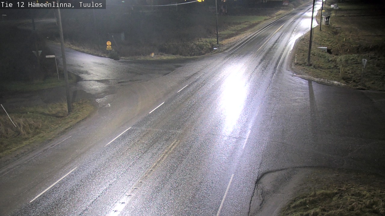 Weather Camera Image Väg 12 Hämeenlinna, Tuulos, Hämeenlinna, Kanta-Häme
