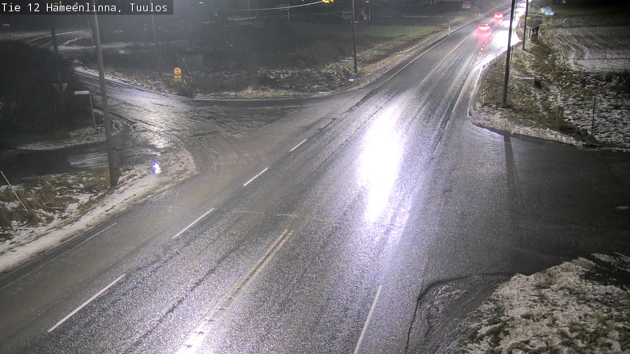 Weather Camera Image Väg 12 Hämeenlinna, Tuulos, Hämeenlinna, Kanta-Häme