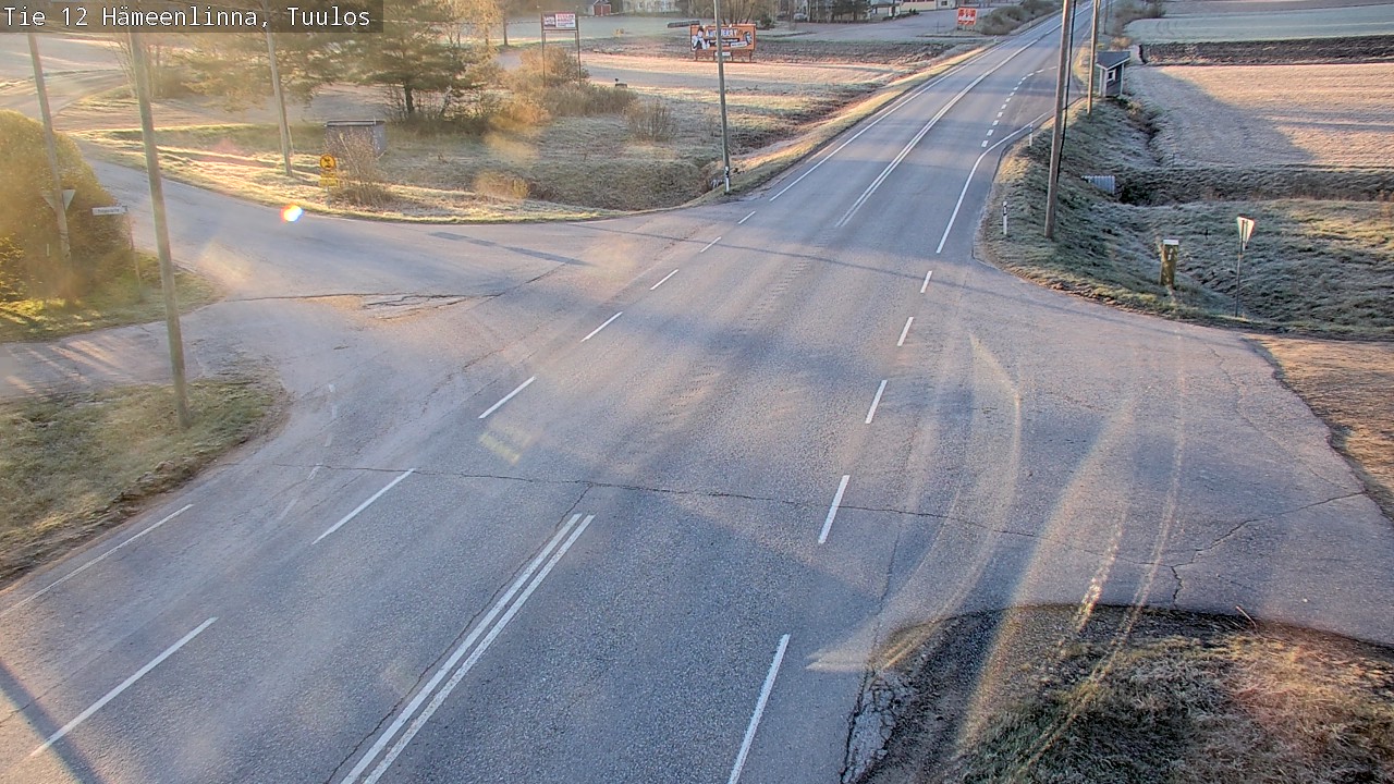 Weather Camera Image Väg 12 Hämeenlinna, Tuulos, Hämeenlinna, Kanta-Häme