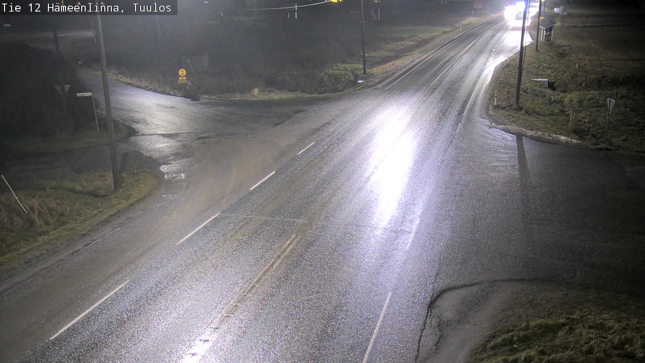Weather Camera Image Väg 12 Hämeenlinna, Tuulos, Hämeenlinna, Kanta-Häme