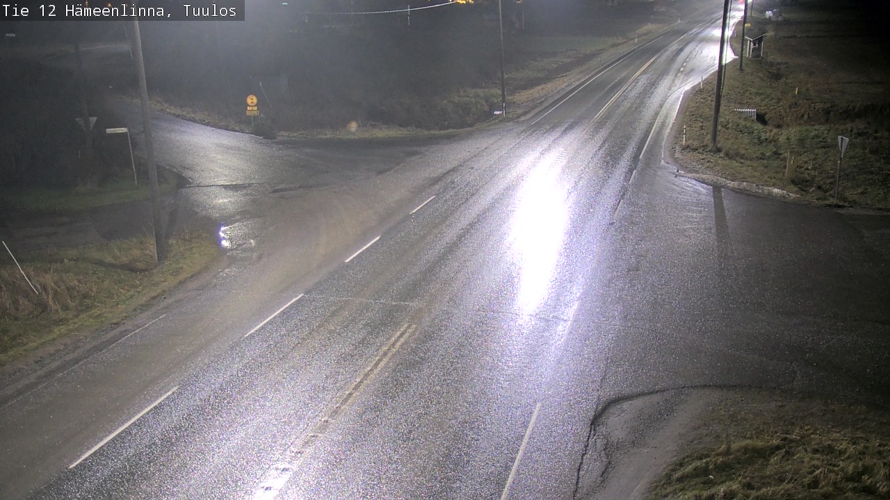 Weather Camera Image Väg 12 Hämeenlinna, Tuulos, Hämeenlinna, Kanta-Häme