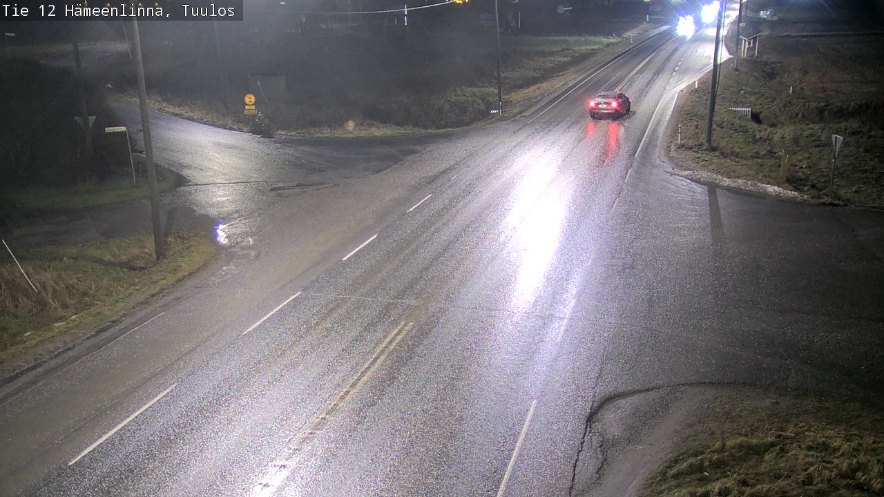 Weather Camera Image Väg 12 Hämeenlinna, Tuulos, Hämeenlinna, Kanta-Häme