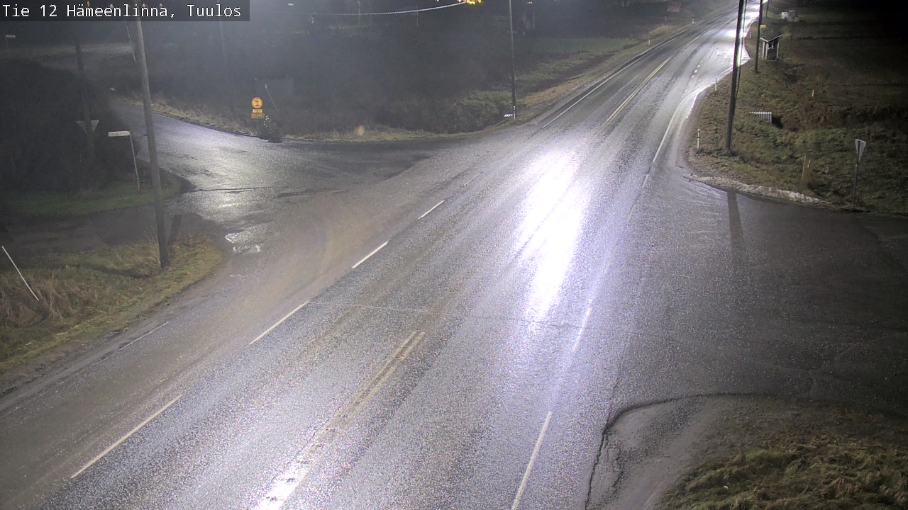 Weather Camera Image Väg 12 Hämeenlinna, Tuulos, Hämeenlinna, Kanta-Häme