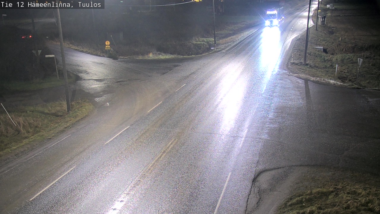 Weather Camera Image Väg 12 Hämeenlinna, Tuulos, Hämeenlinna, Kanta-Häme