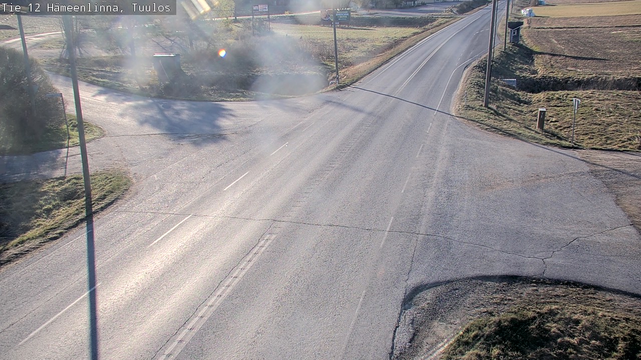 Weather Camera Image Road 12 Hämeenlinna, Tuulos, Hämeenlinna, Kanta-Häme