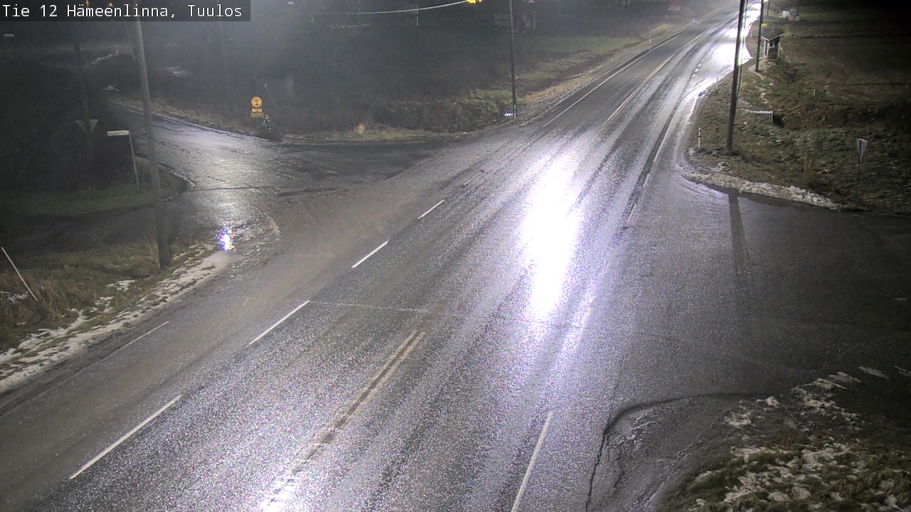 Weather Camera Image Väg 12 Hämeenlinna, Tuulos, Hämeenlinna, Kanta-Häme