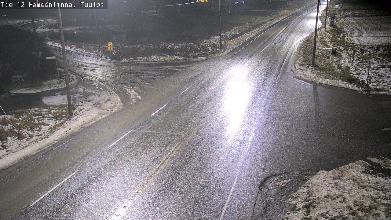Weather Camera Image Väg 12 Hämeenlinna, Tuulos, Hämeenlinna, Kanta-Häme
