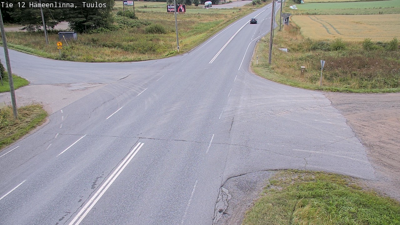 Weather Camera Image Road 12 Hämeenlinna, Tuulos, Hämeenlinna, Kanta-Häme