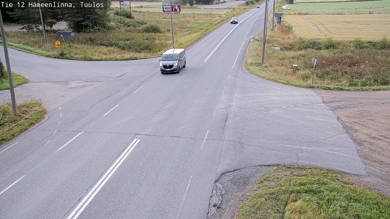 Weather Camera Image Road 12 Hämeenlinna, Tuulos, Hämeenlinna, Kanta-Häme