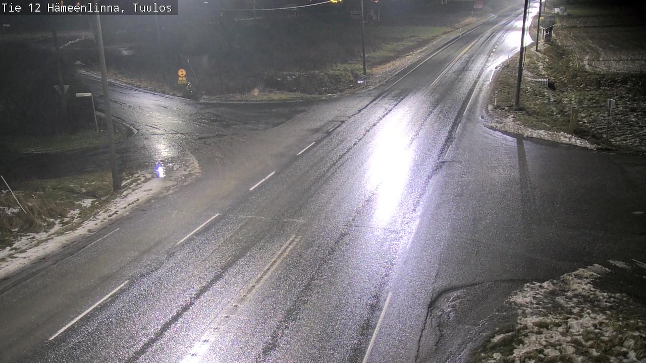 Weather Camera Image Väg 12 Hämeenlinna, Tuulos, Hämeenlinna, Kanta-Häme