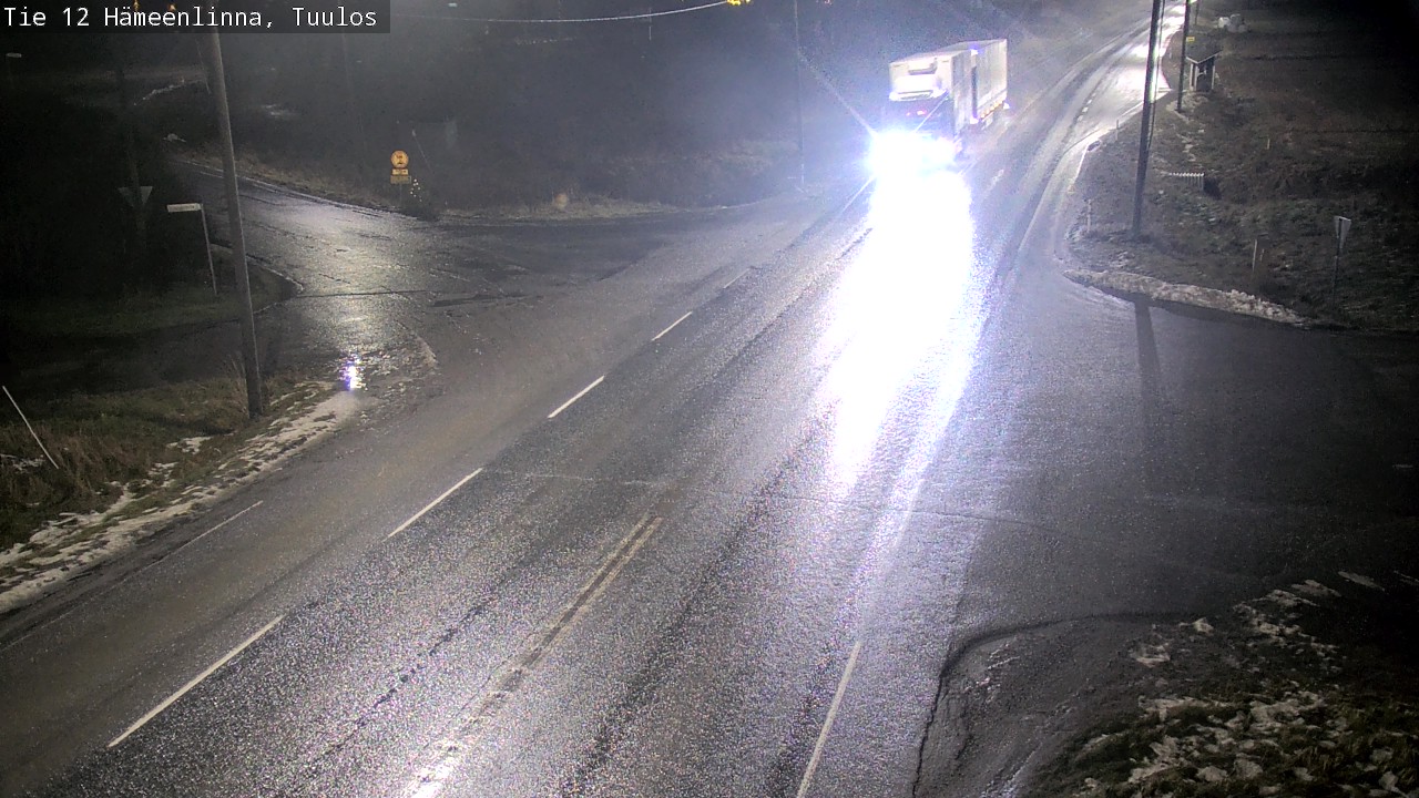 Weather Camera Image Väg 12 Hämeenlinna, Tuulos, Hämeenlinna, Kanta-Häme