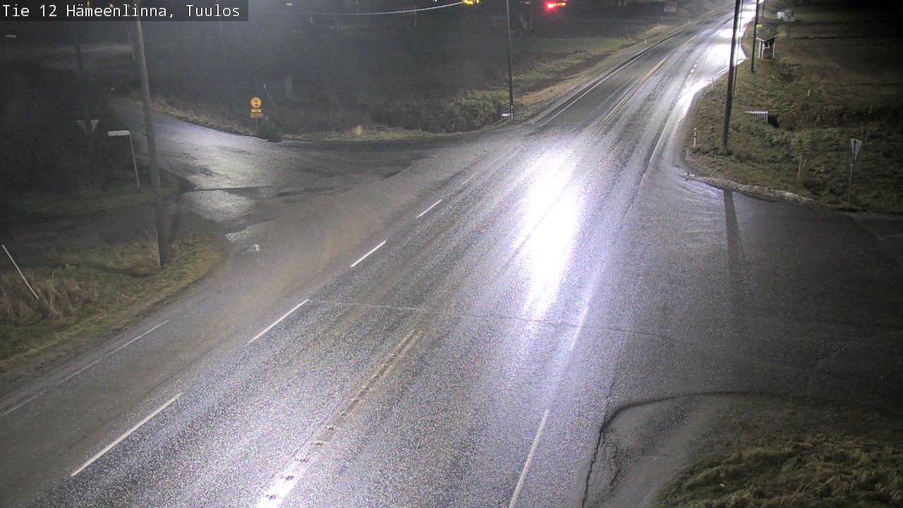 Weather Camera Image Väg 12 Hämeenlinna, Tuulos, Hämeenlinna, Kanta-Häme