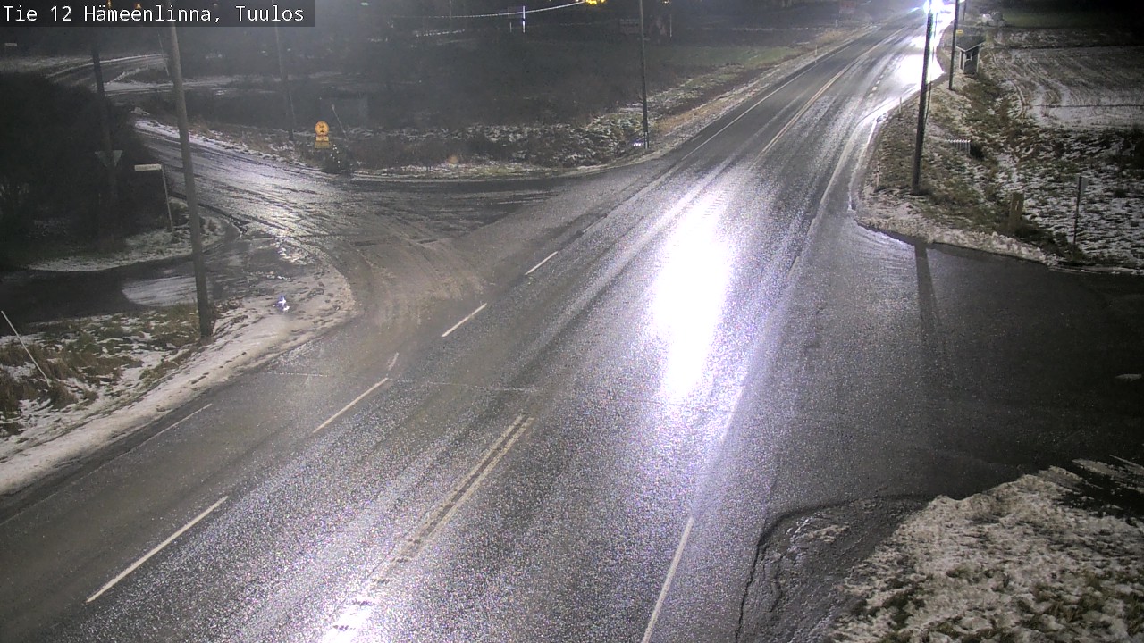 Weather Camera Image Väg 12 Hämeenlinna, Tuulos, Hämeenlinna, Kanta-Häme