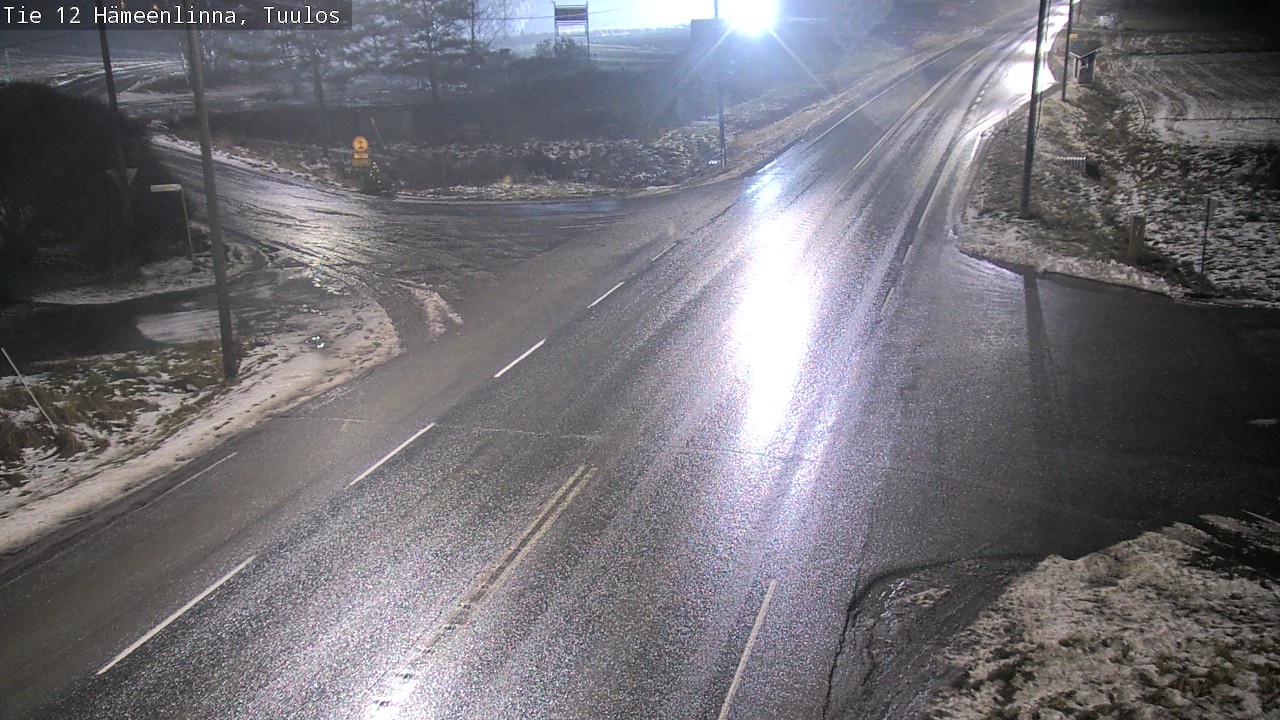 Weather Camera Image Väg 12 Hämeenlinna, Tuulos, Hämeenlinna, Kanta-Häme