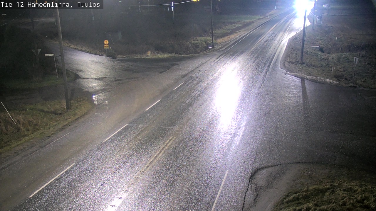 Weather Camera Image Väg 12 Hämeenlinna, Tuulos, Hämeenlinna, Kanta-Häme