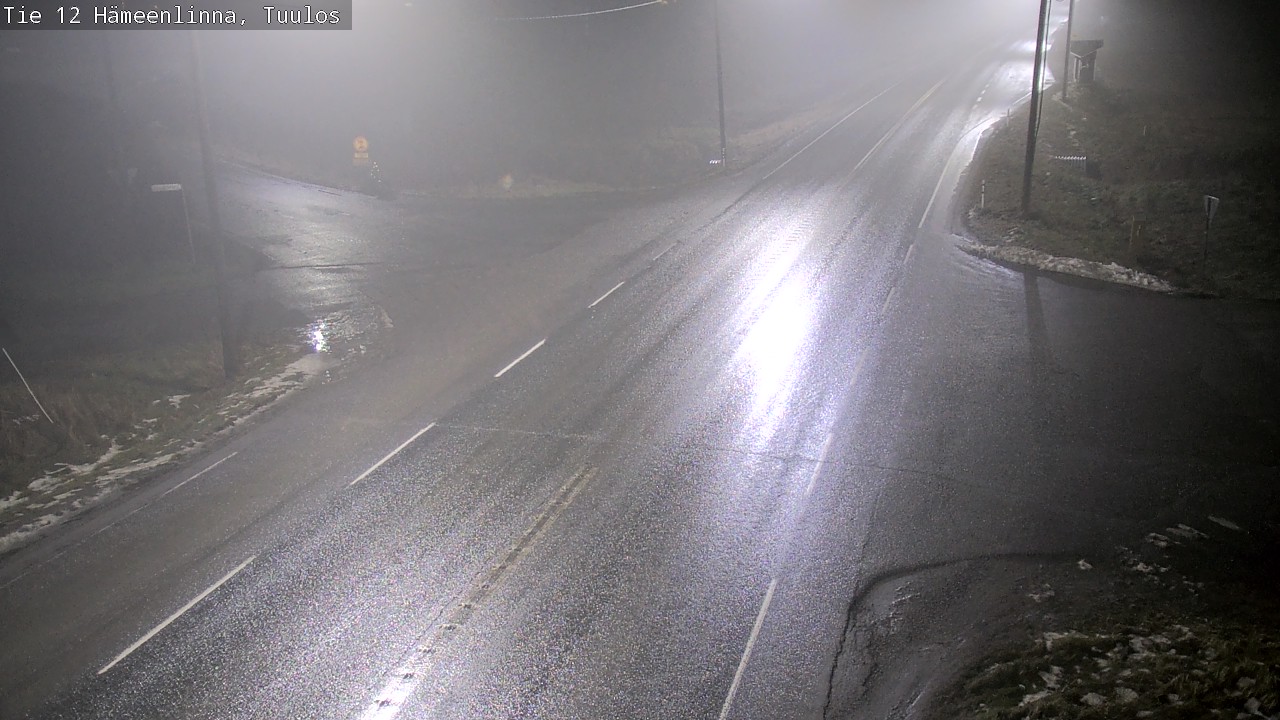 Weather Camera Image Väg 12 Hämeenlinna, Tuulos, Hämeenlinna, Kanta-Häme