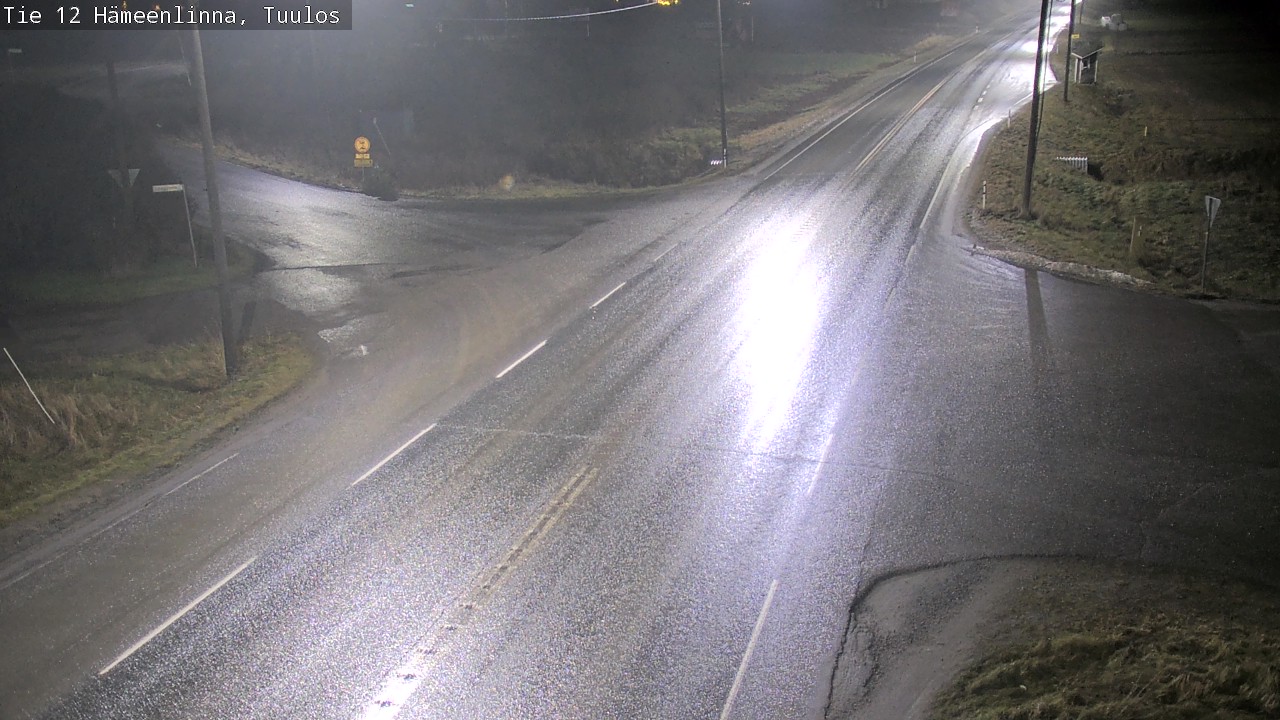 Weather Camera Image Väg 12 Hämeenlinna, Tuulos, Hämeenlinna, Kanta-Häme