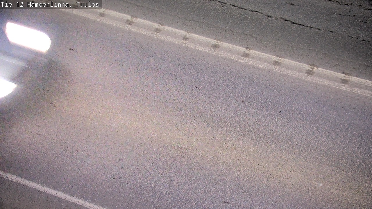 Weather Camera Image Road 12 Hämeenlinna, Tuulos, Hämeenlinna, Kanta-Häme