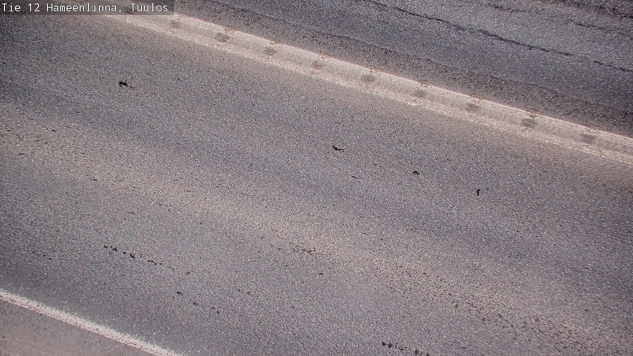 Weather Camera Image Road 12 Hämeenlinna, Tuulos, Hämeenlinna, Kanta-Häme