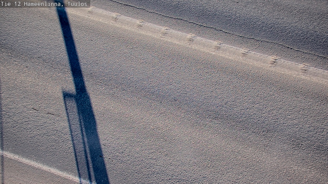Weather Camera Image Road 12 Hämeenlinna, Tuulos, Hämeenlinna, Kanta-Häme