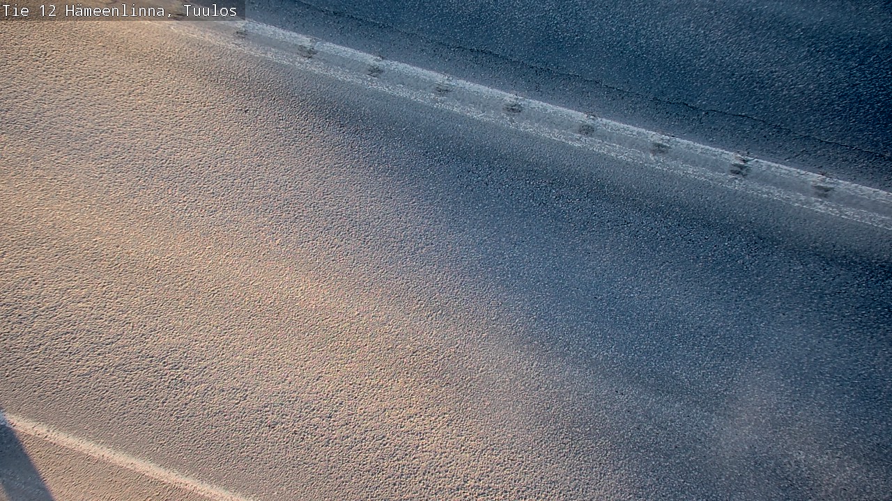 Weather Camera Image Road 12 Hämeenlinna, Tuulos, Hämeenlinna, Kanta-Häme