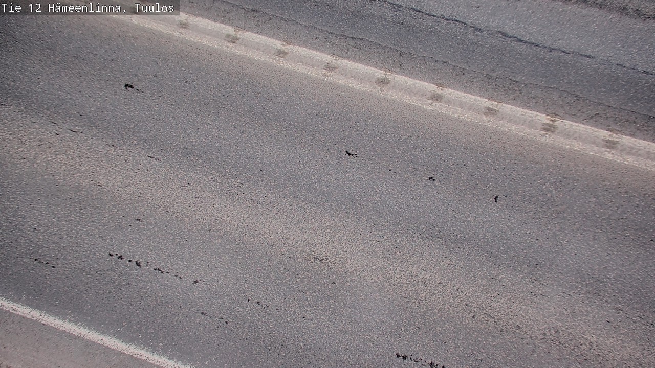 Weather Camera Image Road 12 Hämeenlinna, Tuulos, Hämeenlinna, Kanta-Häme