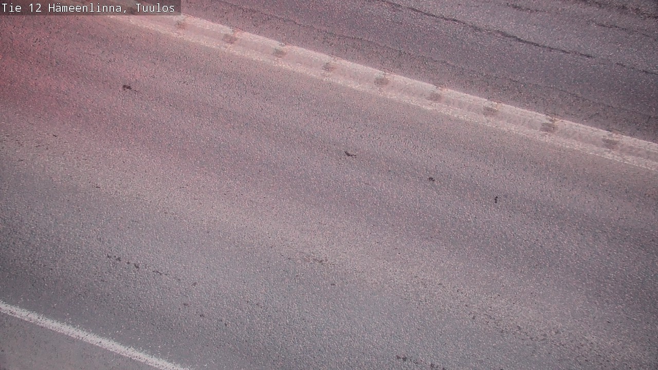 Weather Camera Image Road 12 Hämeenlinna, Tuulos, Hämeenlinna, Kanta-Häme