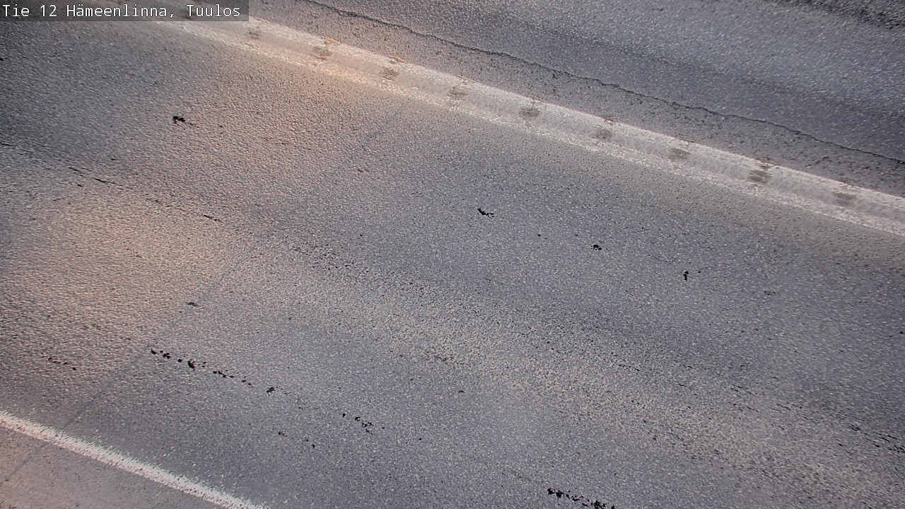 Weather Camera Image Road 12 Hämeenlinna, Tuulos, Hämeenlinna, Kanta-Häme