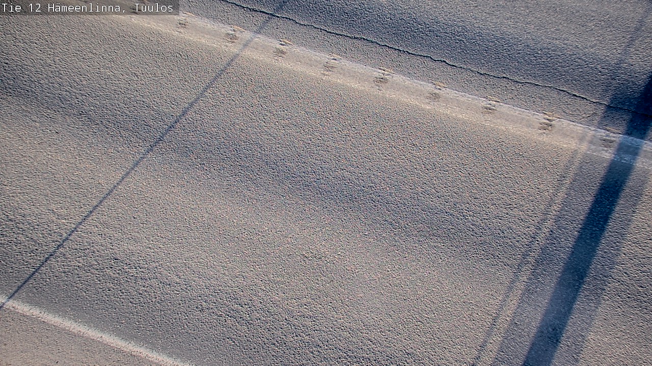 Weather Camera Image Road 12 Hämeenlinna, Tuulos, Hämeenlinna, Kanta-Häme