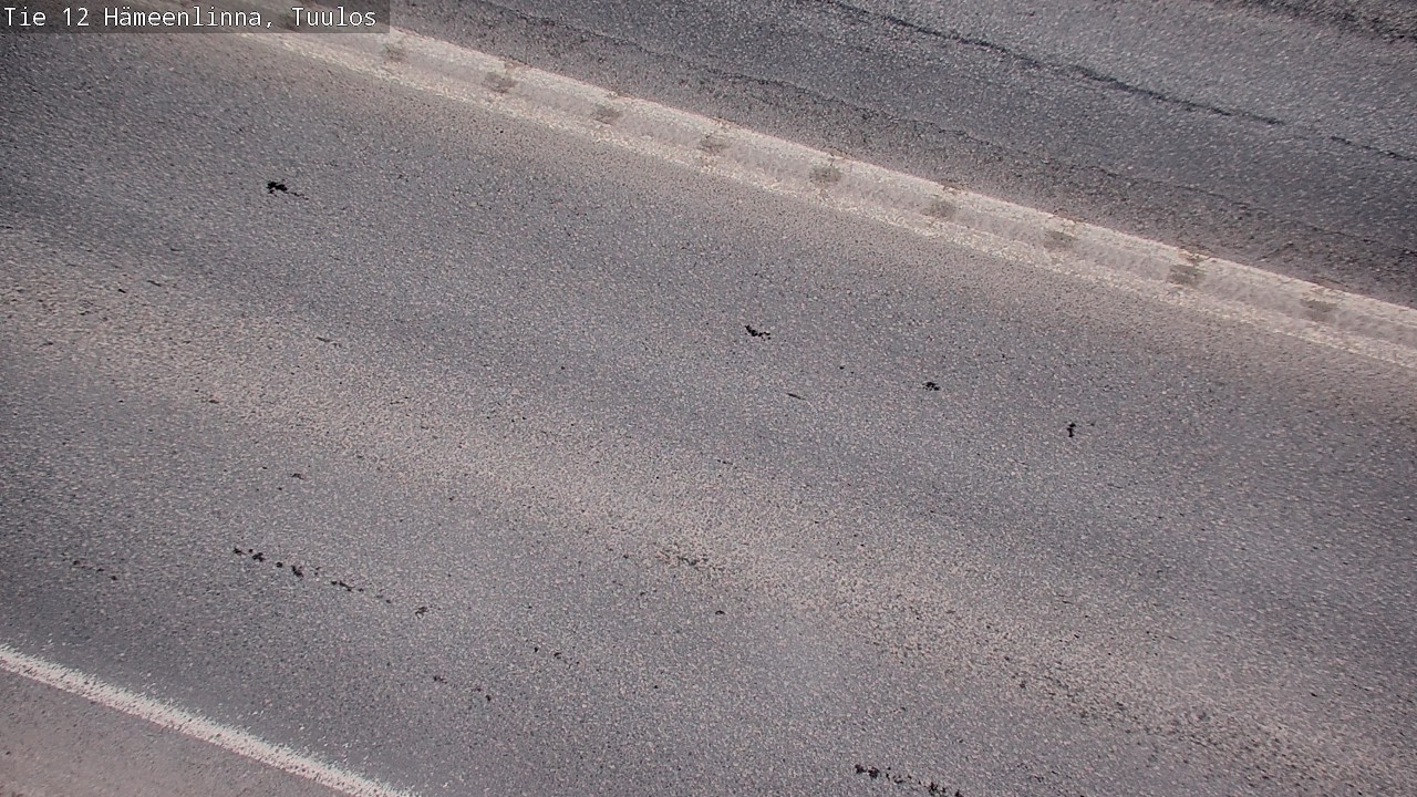 Weather Camera Image Road 12 Hämeenlinna, Tuulos, Hämeenlinna, Kanta-Häme