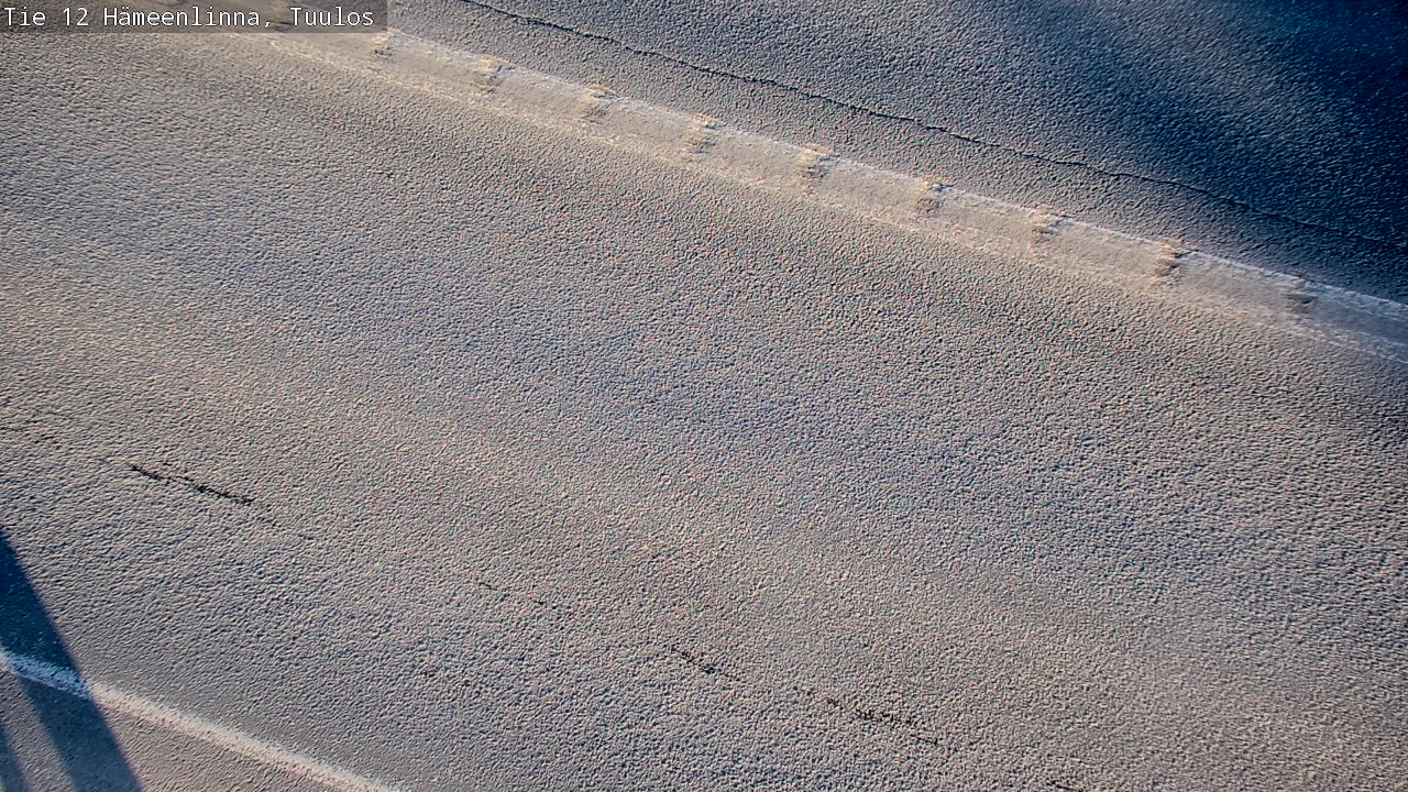 Weather Camera Image Road 12 Hämeenlinna, Tuulos, Hämeenlinna, Kanta-Häme