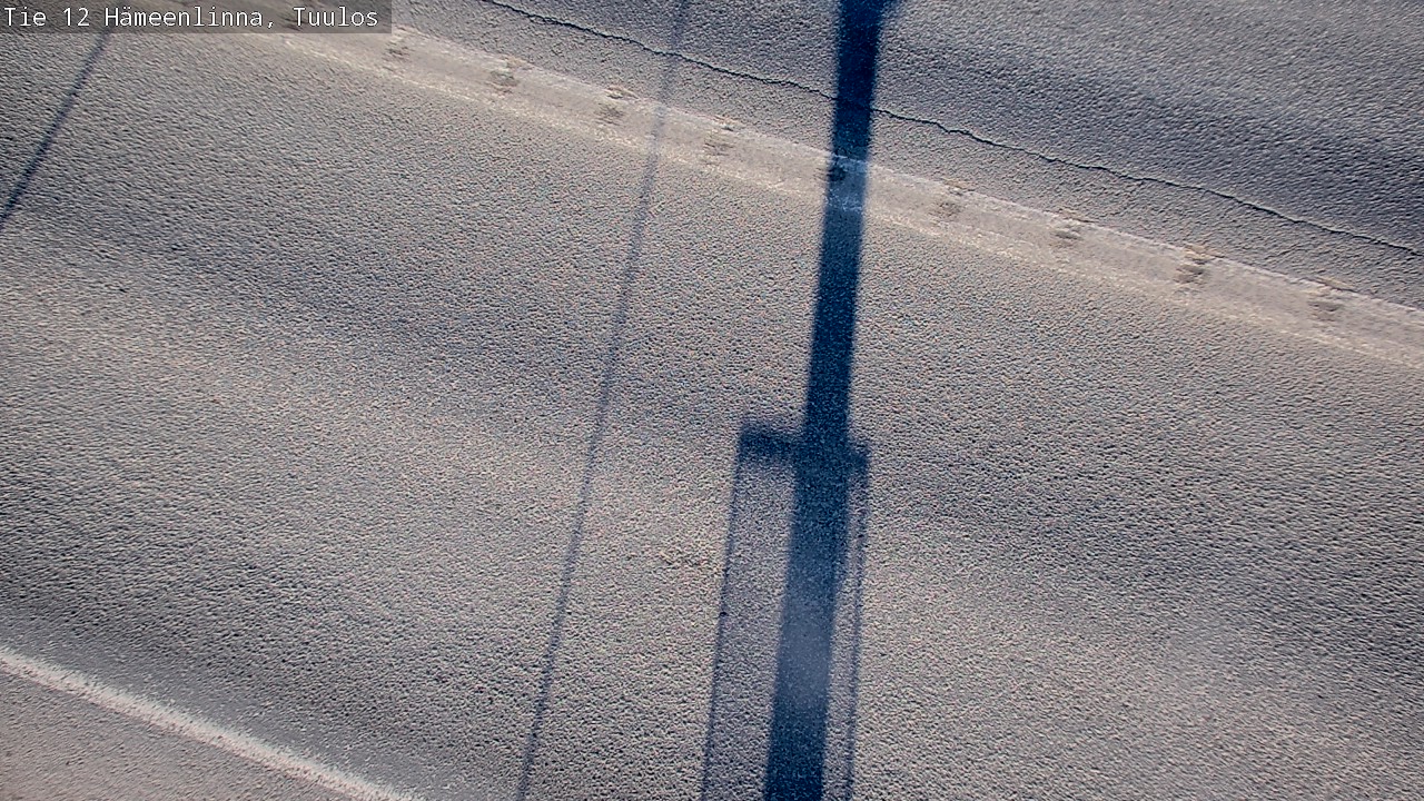 Weather Camera Image Road 12 Hämeenlinna, Tuulos, Hämeenlinna, Kanta-Häme