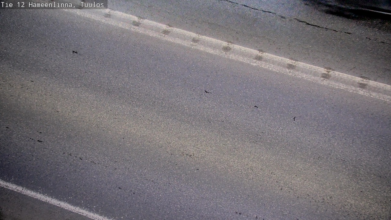 Weather Camera Image Road 12 Hämeenlinna, Tuulos, Hämeenlinna, Kanta-Häme