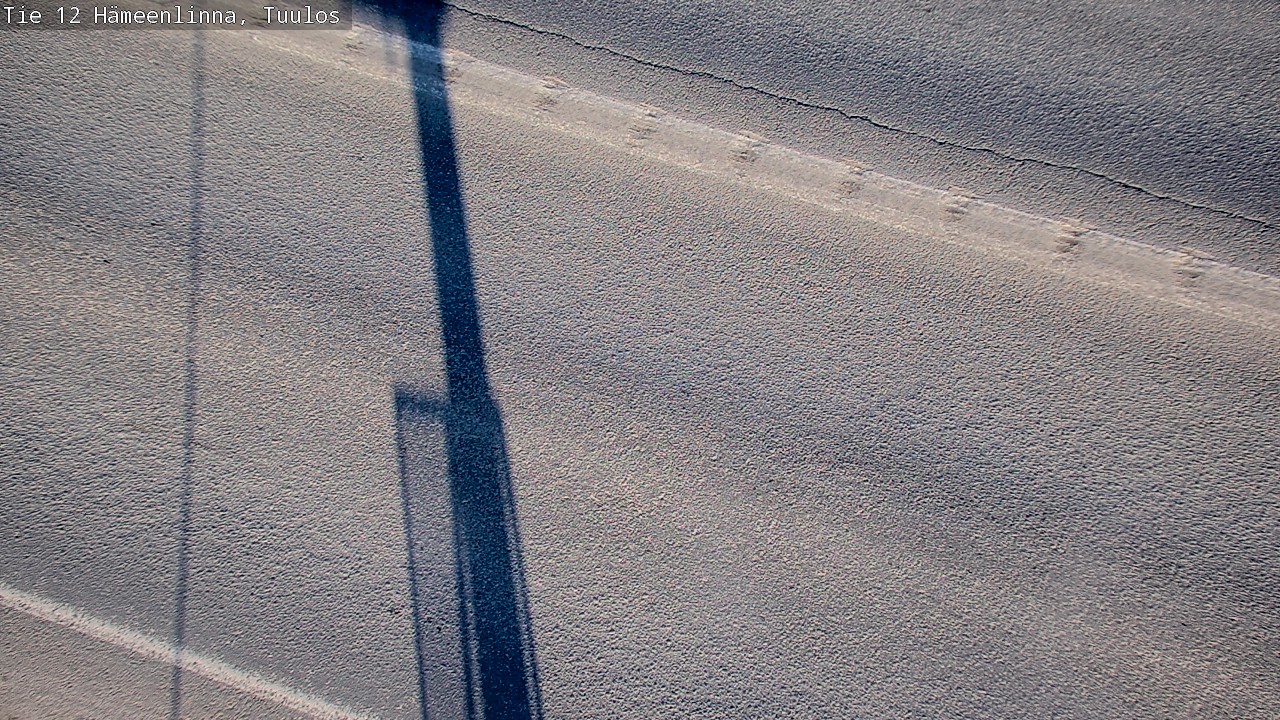 Weather Camera Image Road 12 Hämeenlinna, Tuulos, Hämeenlinna, Kanta-Häme