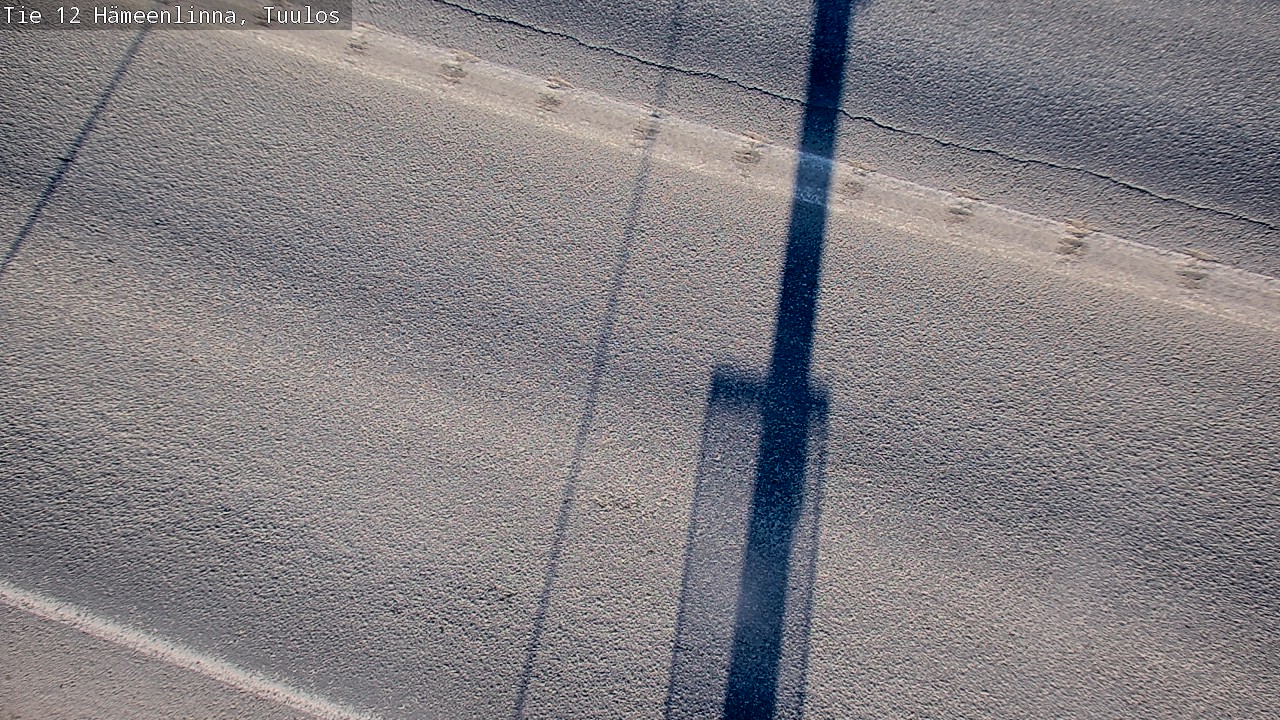 Weather Camera Image Road 12 Hämeenlinna, Tuulos, Hämeenlinna, Kanta-Häme