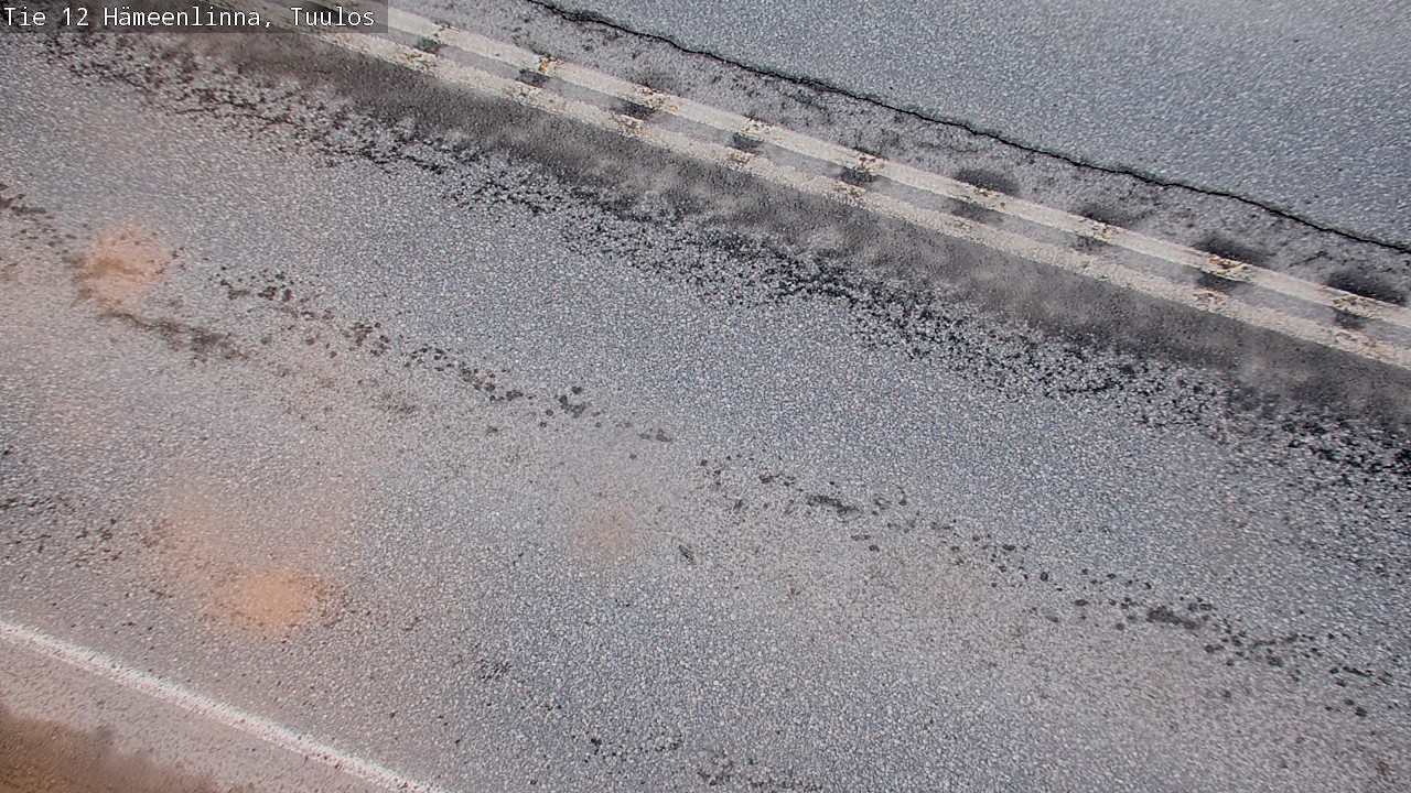 Weather Camera Image Road 12 Hämeenlinna, Tuulos, Hämeenlinna, Kanta-Häme