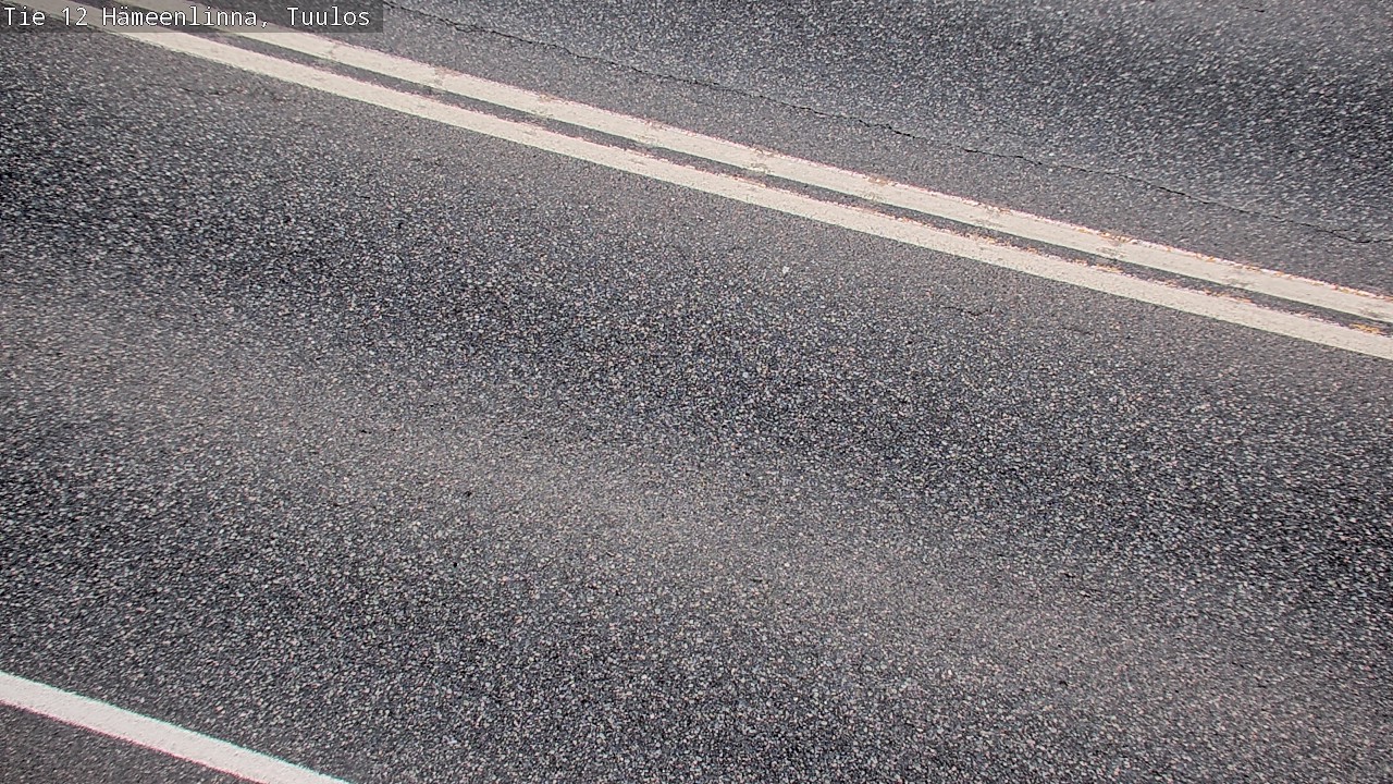 Weather Camera Image Road 12 Hämeenlinna, Tuulos, Hämeenlinna, Kanta-Häme