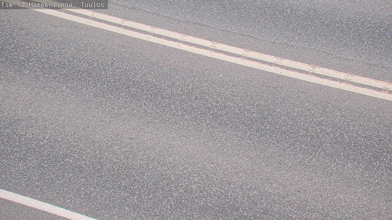 Weather Camera Image Road 12 Hämeenlinna, Tuulos, Hämeenlinna, Kanta-Häme