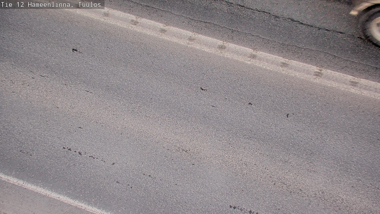 Weather Camera Image Road 12 Hämeenlinna, Tuulos, Hämeenlinna, Kanta-Häme