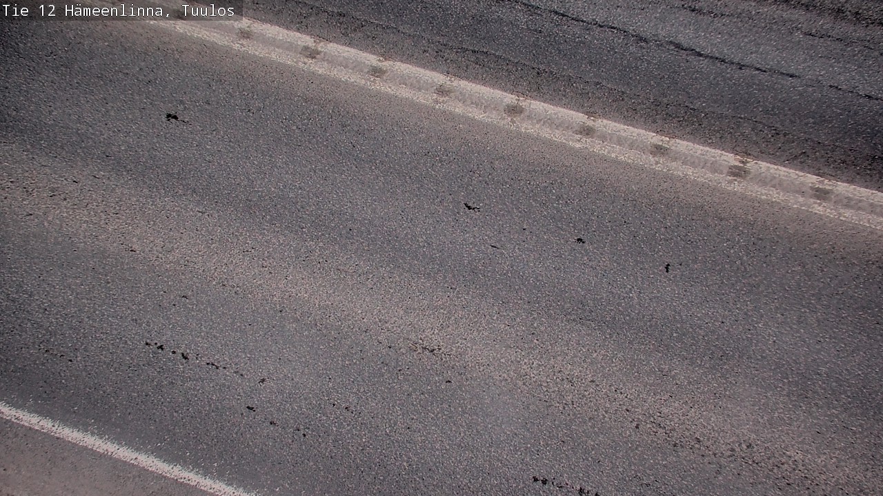 Weather Camera Image Road 12 Hämeenlinna, Tuulos, Hämeenlinna, Kanta-Häme