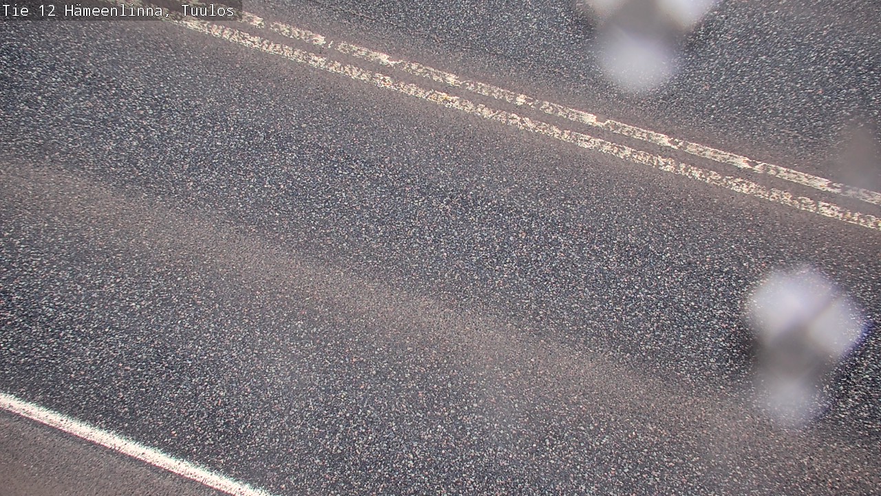Weather Camera Image Road 12 Hämeenlinna, Tuulos, Hämeenlinna, Kanta-Häme
