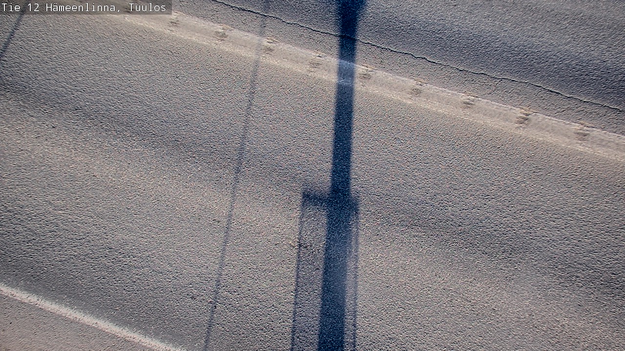 Weather Camera Image Road 12 Hämeenlinna, Tuulos, Hämeenlinna, Kanta-Häme