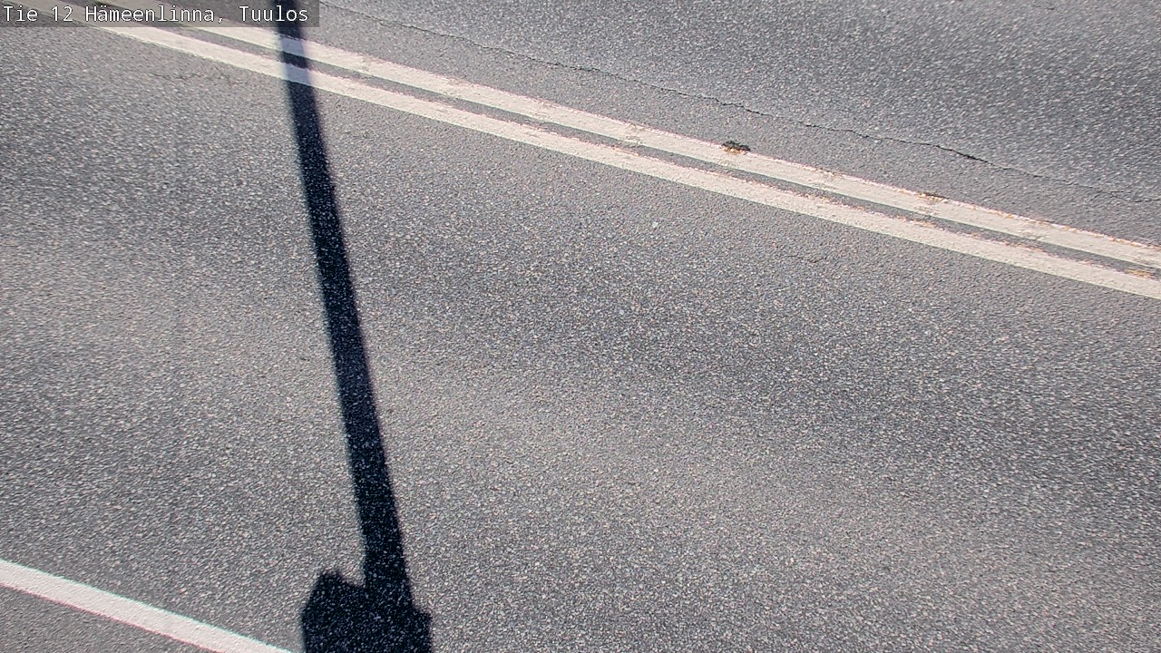 Weather Camera Image Road 12 Hämeenlinna, Tuulos, Hämeenlinna, Kanta-Häme