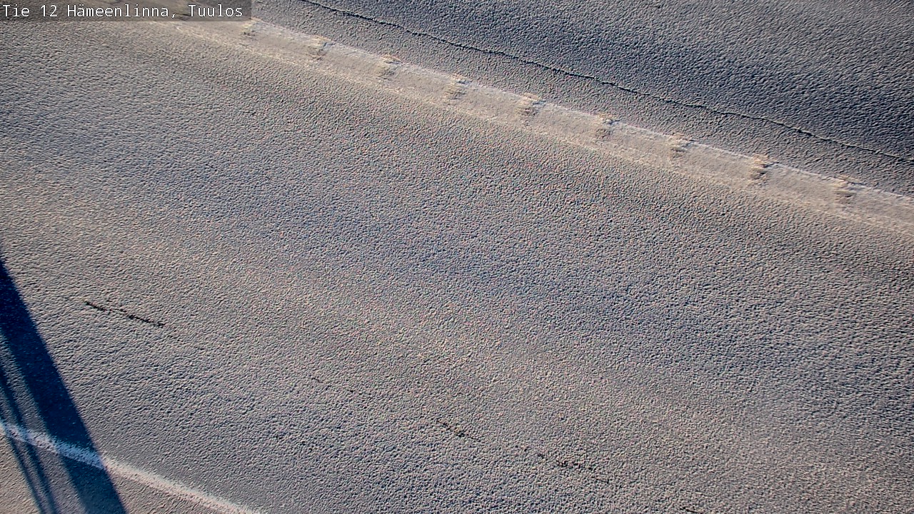 Weather Camera Image Road 12 Hämeenlinna, Tuulos, Hämeenlinna, Kanta-Häme