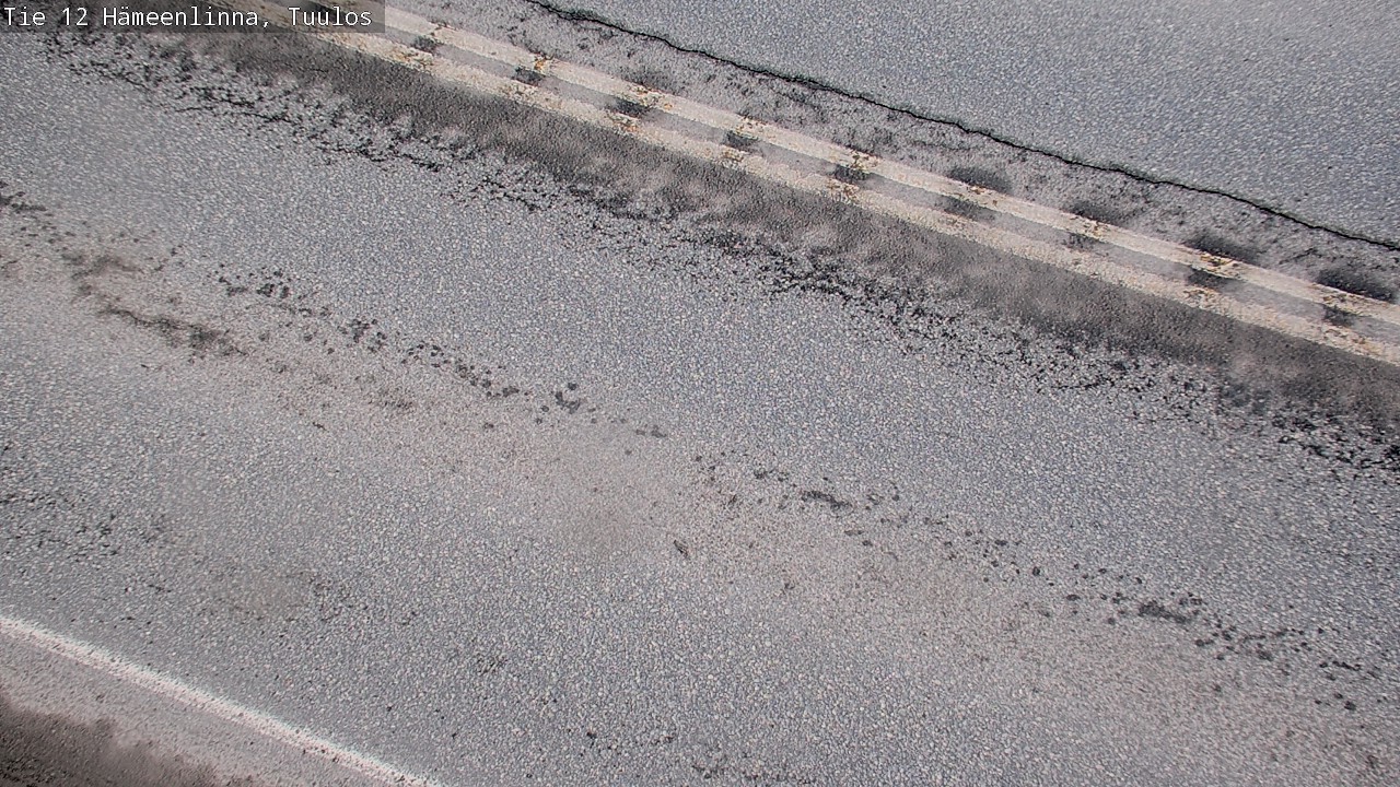 Weather Camera Image Road 12 Hämeenlinna, Tuulos, Hämeenlinna, Kanta-Häme