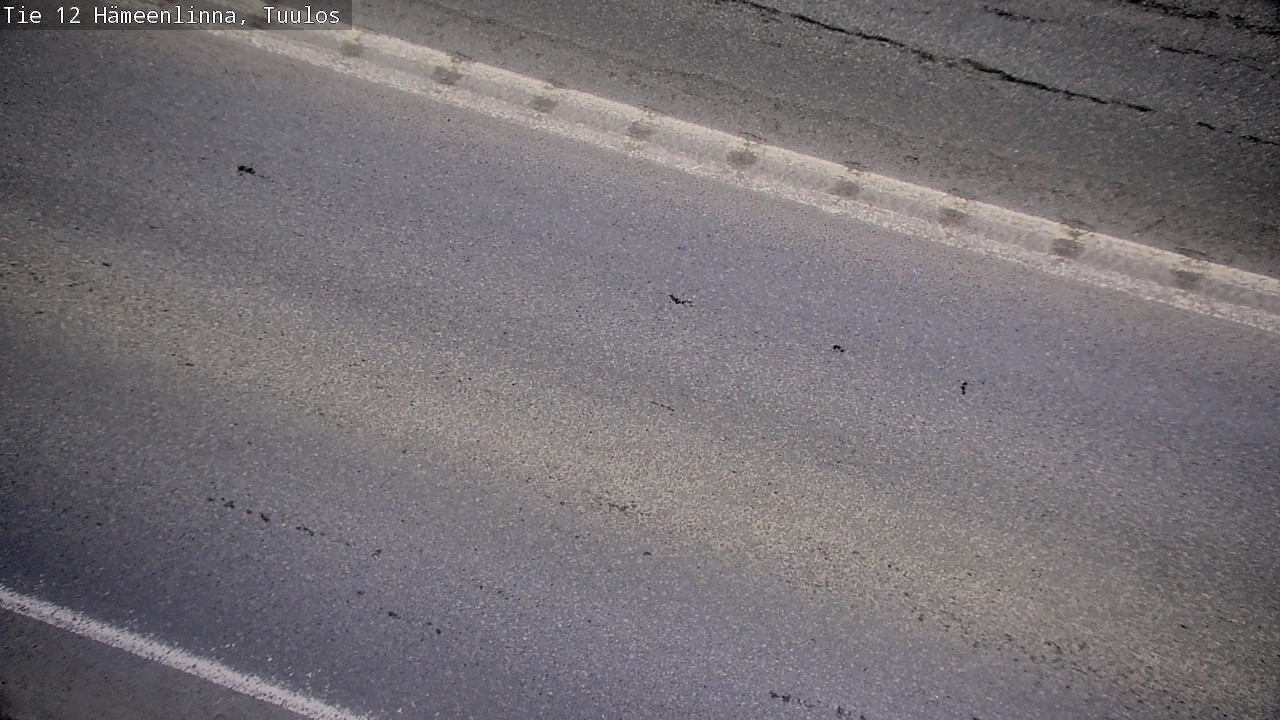 Weather Camera Image Road 12 Hämeenlinna, Tuulos, Hämeenlinna, Kanta-Häme