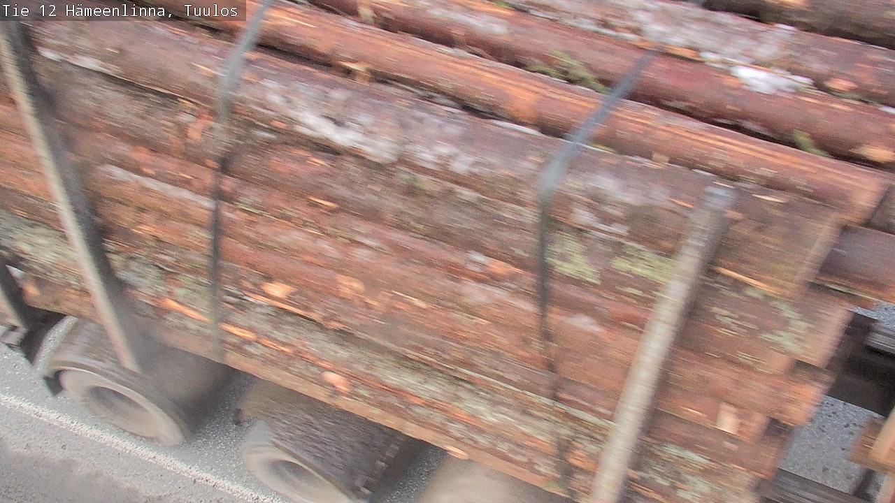 Weather Camera Image Road 12 Hämeenlinna, Tuulos, Hämeenlinna, Kanta-Häme